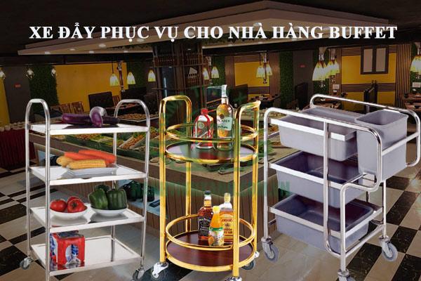 Xe đẩy phục vụ nhà hàng giải pháp nâng cao hiệu quả và chuyên nghiệp hóa dịch vụ