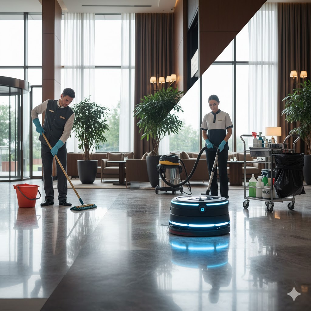 Xu hướng vệ sinh công nghiệp trong khách sạn năm 2025