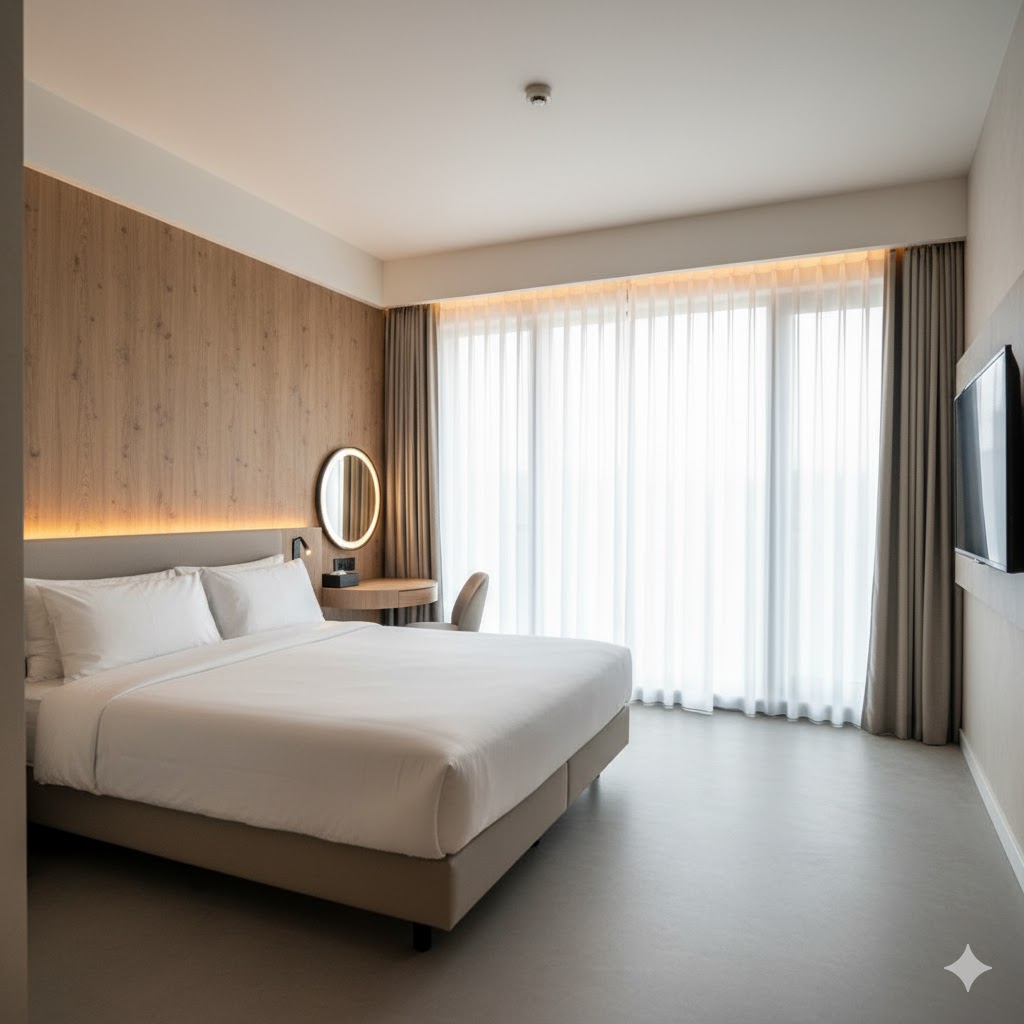 Nội thất khách sạn hiện đại: Xu hướng thiết kế tinh gọn và tiện ích 2025