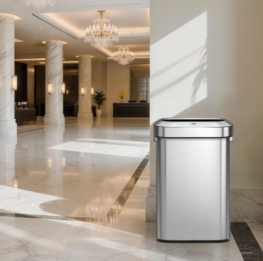 Thùng Rác Inox Khách Sạn, Nhà Hàng Cao Cấp