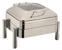 Nồi buffet vuông nắp kính 6L