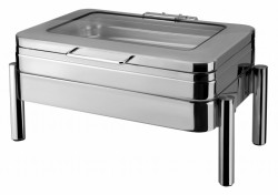 Nồi buffet chữ nhật chân cao 9L